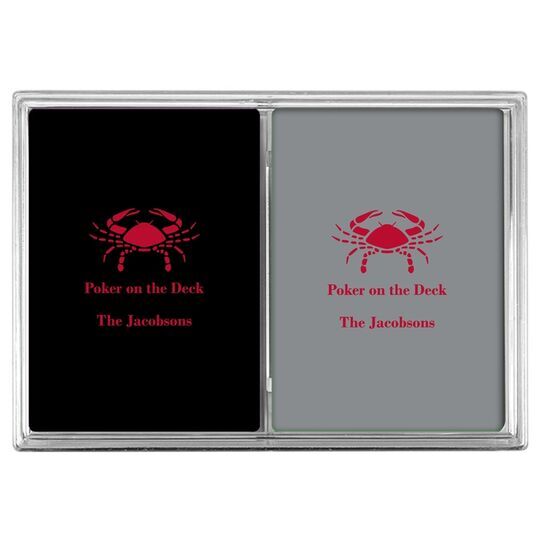Seafood Boil Double Deck Playing Cards
